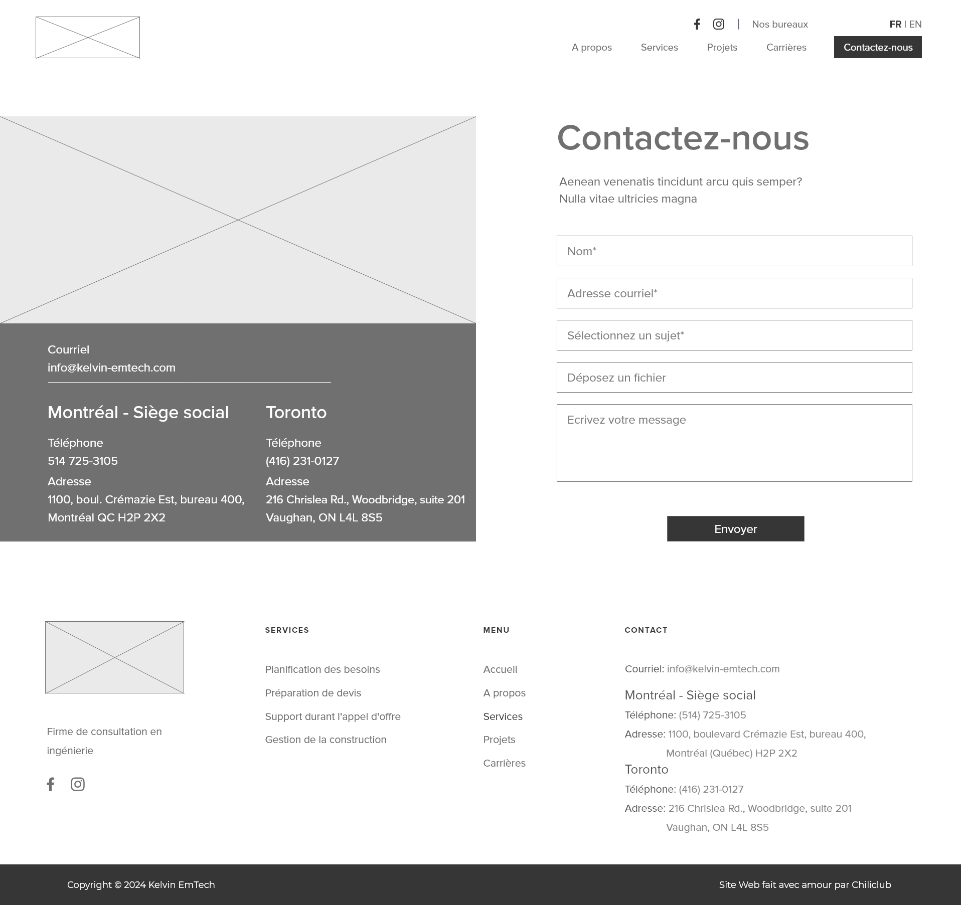 Kelvin Emtech wireframe contact