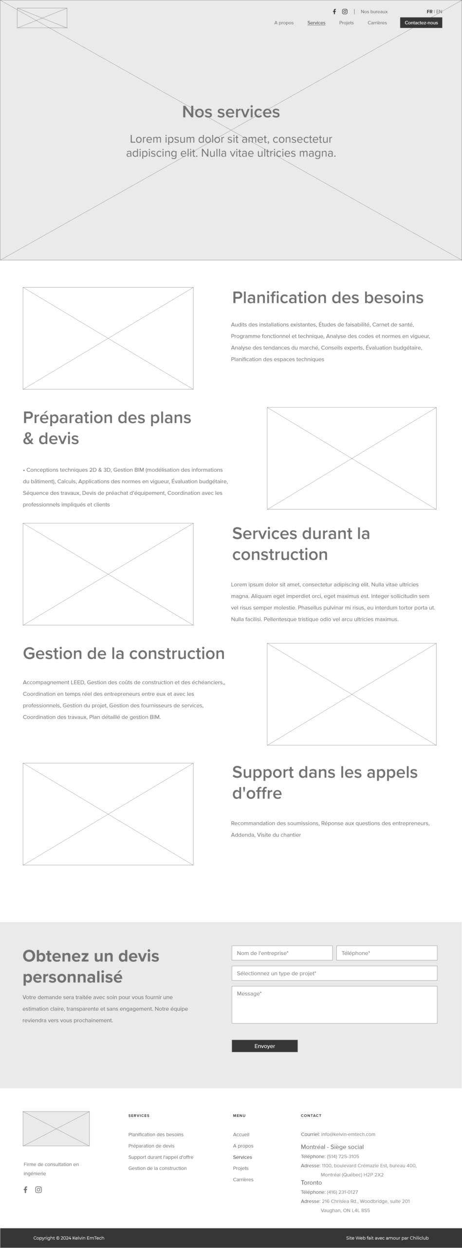 Kelvin Emtech wireframe services